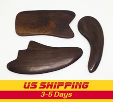 Plate Wing Drop Shape Wood Guasha Face Body Guasa Gua-Sha Scrape Massager