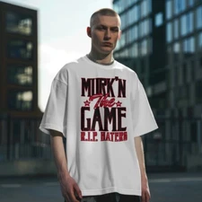 Pro Club Shaka Tee Shirt Murkin The Game R.I.P Haters Men Big & Tall Streetwear