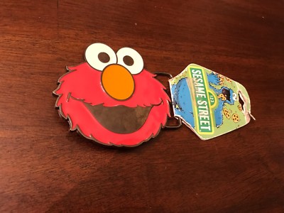 Elmo Sesame Street Workshop belt buckle metal NWT Used 3 main image 3