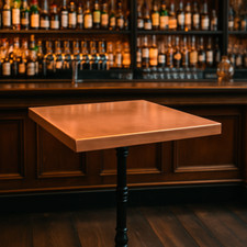 Aged Copper Square Table Tops - 750mm x 750mm - 25mm thick