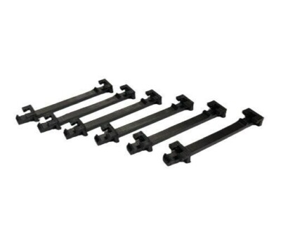 12pc Slot Car BTO HO Track Supports Struts Black for Tyco Multi Layer Level