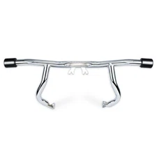 Front Engine Guard Crash Flat-out Bar For Harley Touring Road Street Gilde 14-25
