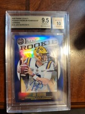 2020 Panini Legacy Joe Burrow Premium Edition Sapphire  BGS 9.5 Auto 10 #15/15