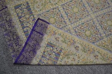 Purple Cream Gold Specks Scraf