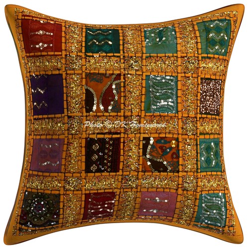 Cushion Cover Traditional Art Yoga Home Decor Sofa Pillow Cover Case 16 x 16 in - Picture 34 of 48