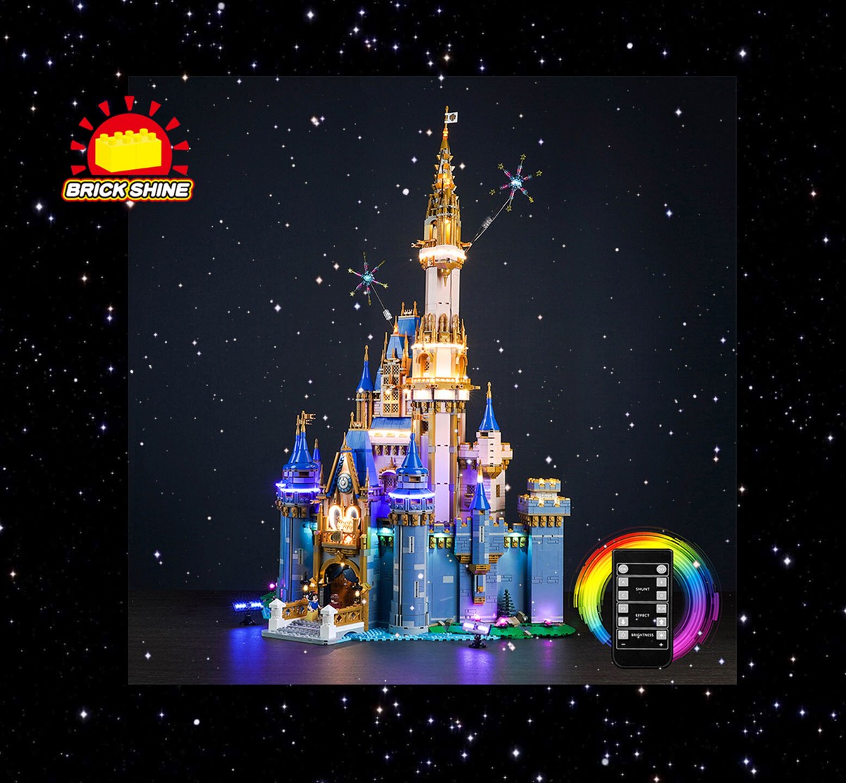 Brick Shine Light Kit for Lego Disney Castle 43222 (NEW)
