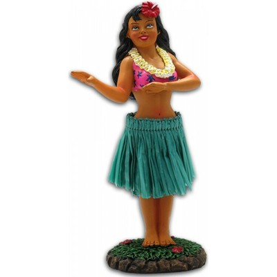 hula girl dashboard bobble