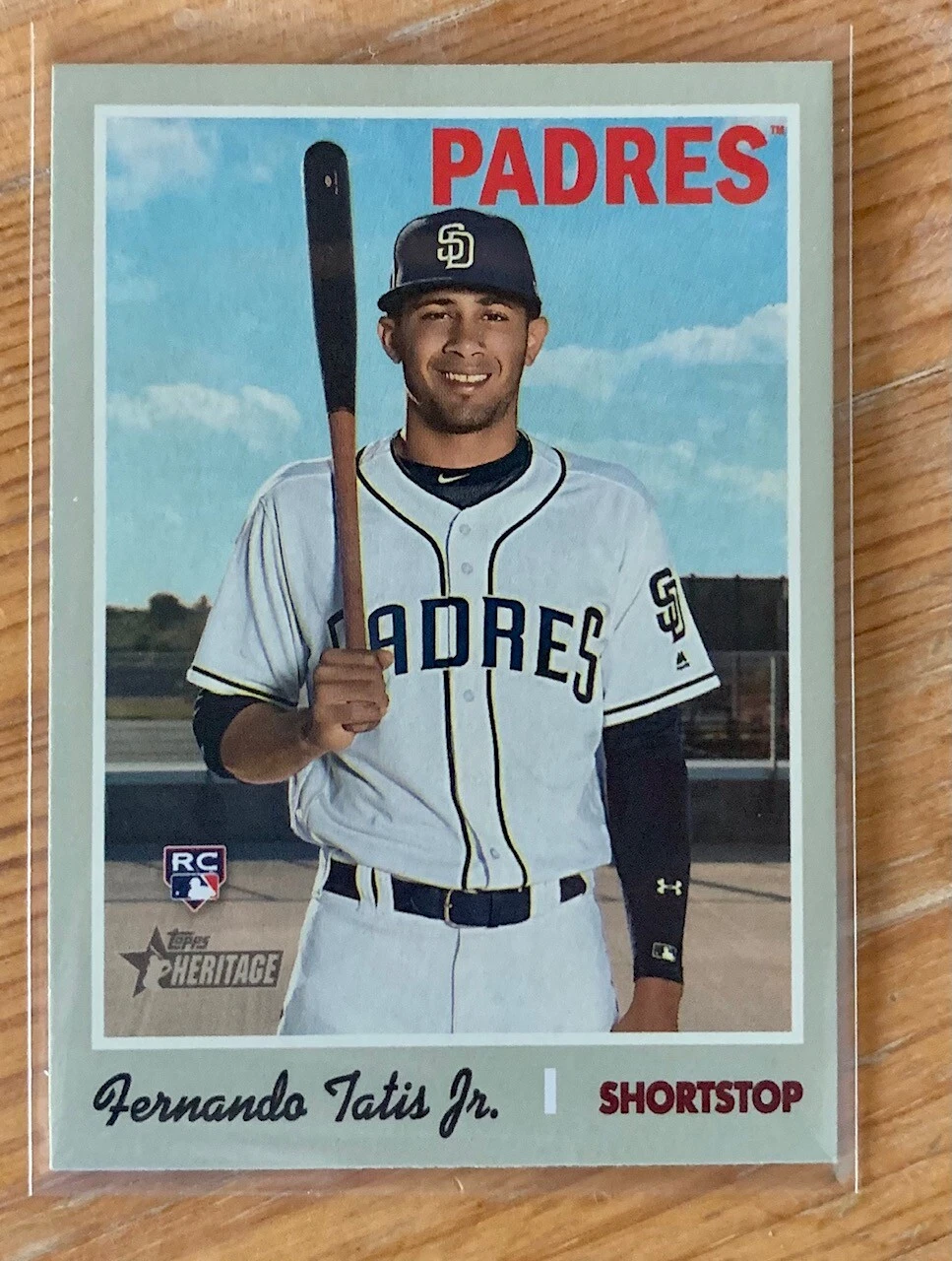 Fernando Tatis Jr 2019 Topps Heritage Rookie RC  #517 San Diego Padres