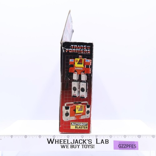 Blaster 100% Complete W/Box 1985 Vintage Hasbro G1 Transformers Action Figure - Picture 9 of 11