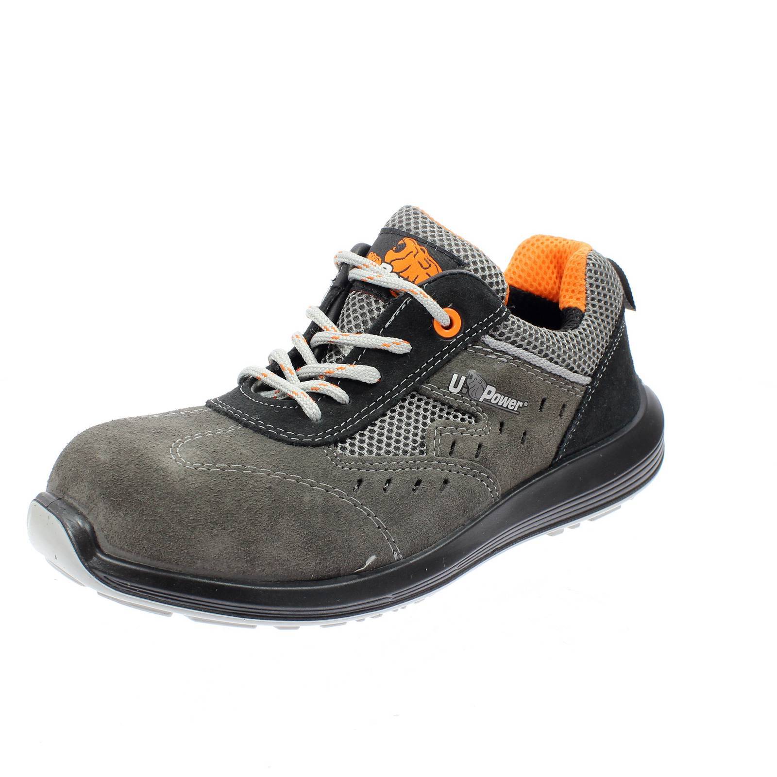 U-power Brezza S1p Src - Antinfortunistiche Metal Free Grigio - Taglia 40 Scarpe