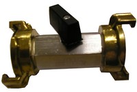 Dosierhahn, Absperrhahn, Kugelhahn, Beidseitig Klauenkupplung Geka, 7035.142