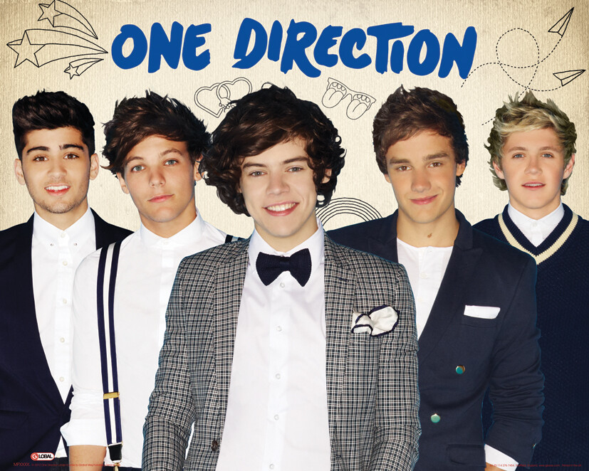 One Direction Poster Harry Liam Niall Zayn Louis Music 50 x 40cm New MP1477  | eBay