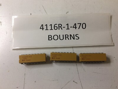 4116R-1-470 DALE RES ARRAY 8 RES 47 OHM 16DIP 10 PIECES