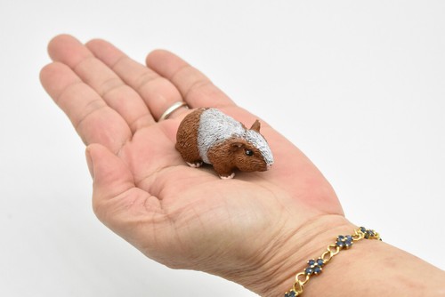 Toy Hamster Small Model Animal, Realistic Plastic Replica, Model 2" CWG233 B306 - 第 3/7 張圖片