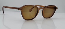 Vintage Copper Marble Oval Horn-Rimmed Sunglasses FRAMES ONLY