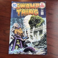 Swamp Thing #11 August 1974 Classic DC Comics Horror! Luis Dominguez Cover!