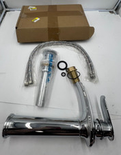 GGStudy Single Handle One Hole Waterfall Bathroom Vessel Sink Faucet Chrome