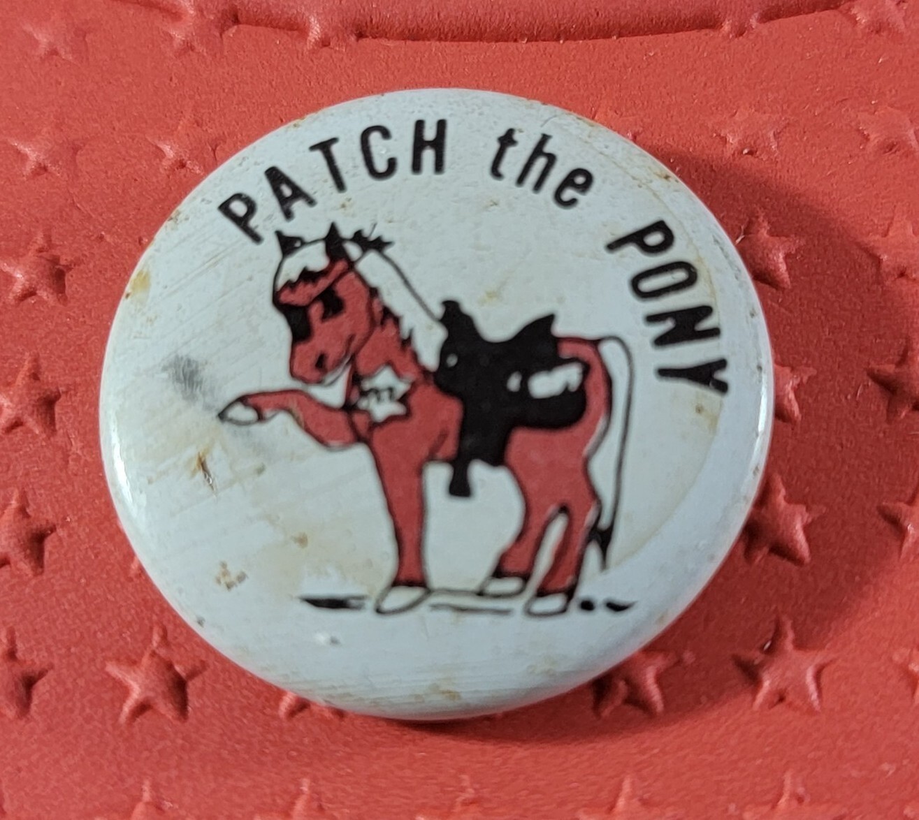 Spilla cappello bavero spilla bottoni pony vintage patch the pony