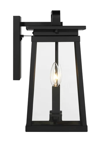 Minka Lavery Isla Vista 2 Light Outdoor Wall Mount, Coal - Picture 5 of 6