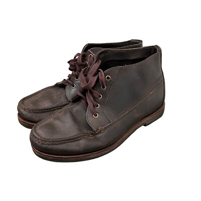 Eastland Chukka Boots Men\'s US‎ 9 Dark Brown Leather Moc Toe Lug Sole Ankle Amazon.com: Eastland Men main image 4