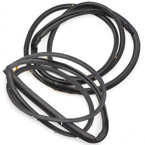 Fits Toyota Corolla AE EE 92 1987 - '90 Rear Lh+Rh Door Rubber Seal Weatherstrip - Picture 6 of 9