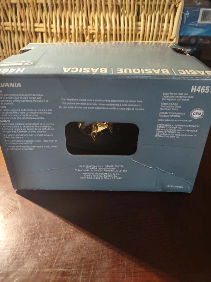 Unidad de bombilla halógena para faros SYLVANIA H4651 Foto 4 de 4