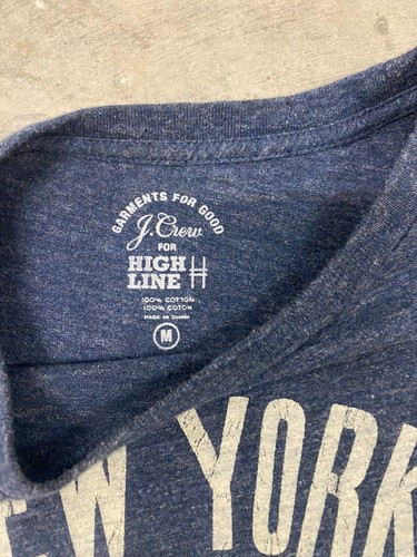 J Crew New Yorks High Line Tshirt Cool Vintage Style Medium - Picture 3 of 3