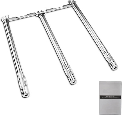 Grill Burner Tubes for Weber Spirit and Spirit II 300 Series 18Inch Grill Burner