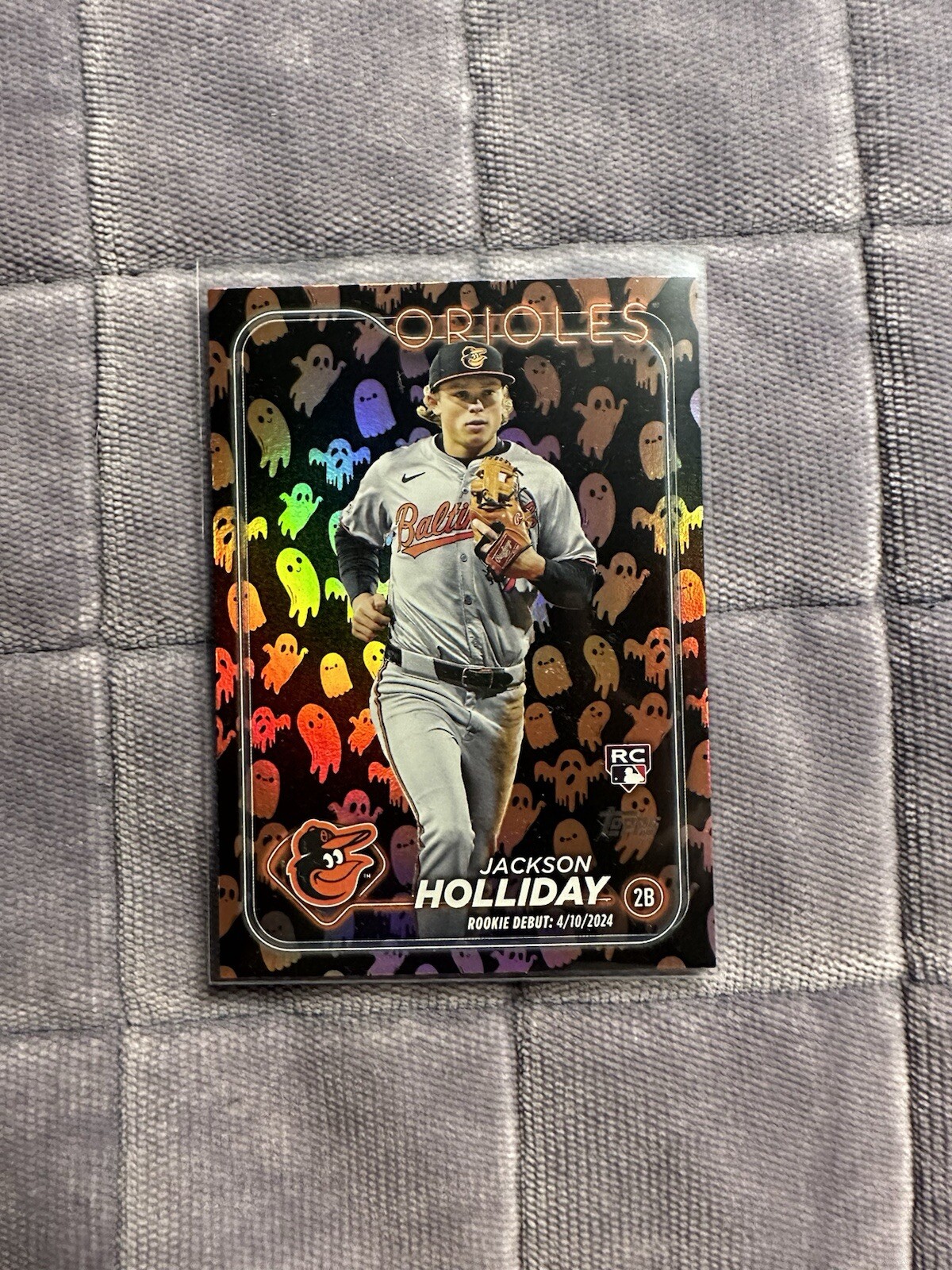 2024 Topps Update Jackson Holliday Halloween Ghost #US97 Rookie Debut