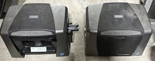 Lot 2 HID Fargo DTC1250e Color Dual-Sided USB ID Card Thermal Printers For Parts