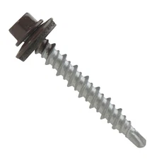 250pcs, #11 PG 1-1/2" or 2" Metal Siding/Roofing Screws, w/Metal & EPDM washer