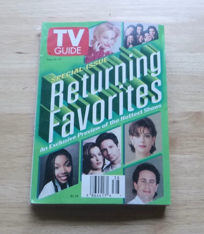 TV GUIDE Sept 21-27  1996 Returning Favorites & Previews Charlotte NC