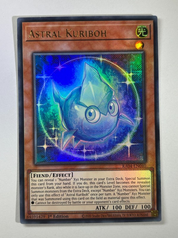 Astral Kuriboh RA04-EN040 Ultra Rare 1st Edition YuGiOh Card