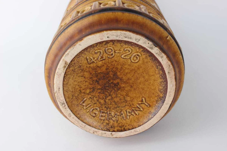 Scheurich Keramik Vase 429-26 Reliefdekor Höhe 26,5 cm - Bild 4 von 4