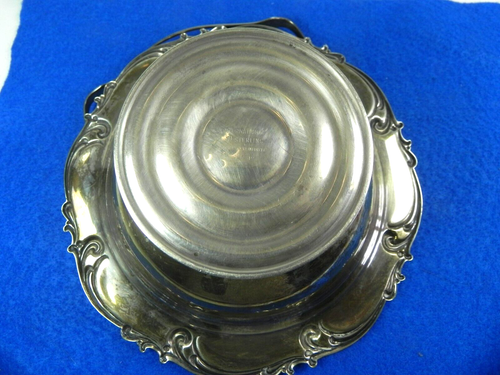Plato de caramelo internacional con patas de ley de colección de plata esterlina con mango ponderado - Imagen 4 de 8