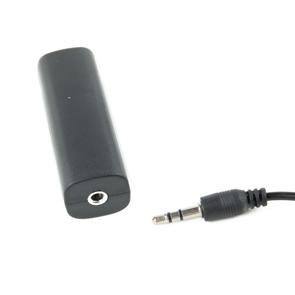 3 5mm AUX Cable Noise Isolator for Car Radios Black Color Stable