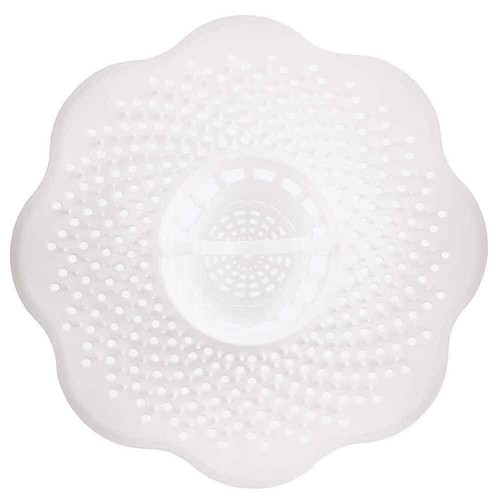 Everbilt Tub Drain Hair Catcher in White - Picture 2 of 5