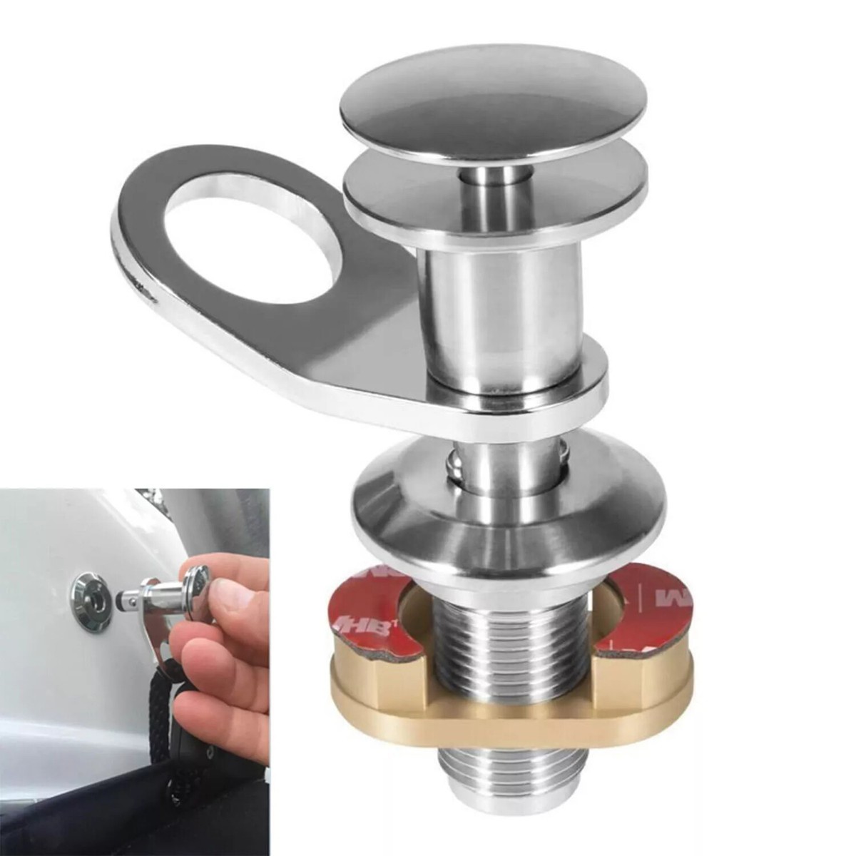 1/2'' Quick Release Boat Fender Holder Receiver Marine Kit Mount