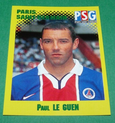 PAUL LE GUEN FOOTBALL CARD 1994-1995 PARIS SAINT-GERMAIN PSG PANINI
