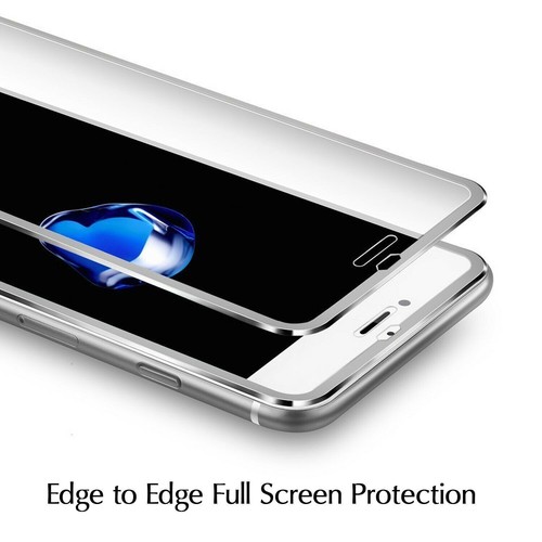2X Full Edge Metal Tempered Glass Screen Protector For iPhone 11 Pro Max XR 7 8 - Picture 7 of 8