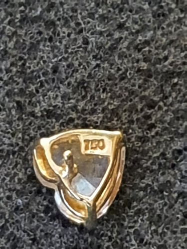 DAMEN HERZ OHRRINGE GOLD 750 - 18 KARAT - OHRSTECKER - WIE NEU - Bild 4 von 6