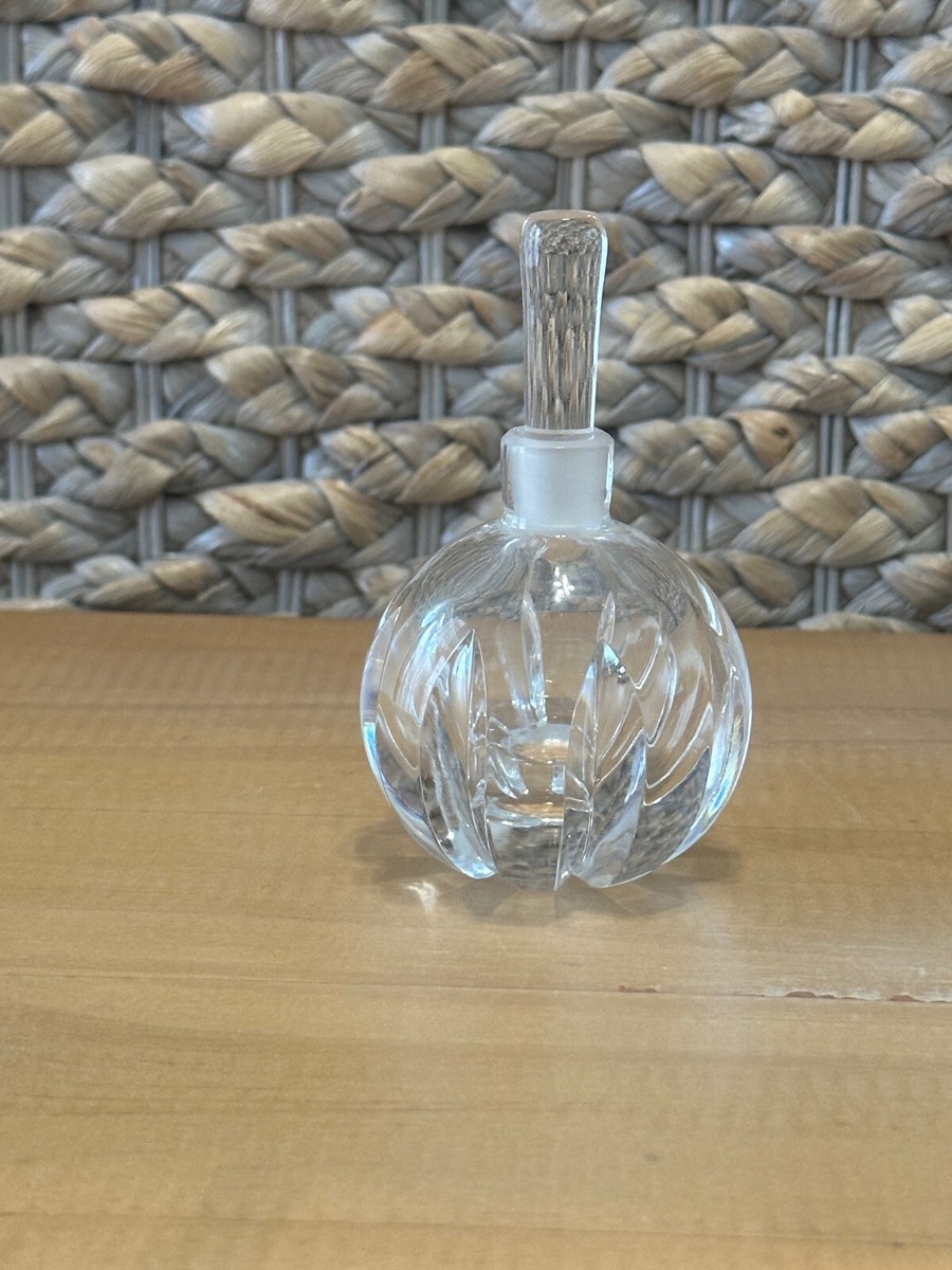 Orrefors Sweden Signed Crystal Perfume Bottle | eBay