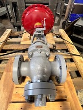 👀 CHALMERS & KUBECK 3" PNEUMATIC STEEL ACTUATED PLUG VALVE 300 PSI FRC-426B-2