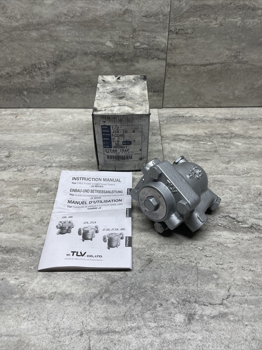 TLV J3X-10 / A Free Float Steam Trap, 1/2” Ports, 300 PSIG / 428