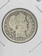1905 P Barber Quarter - As Shown! (#0593)