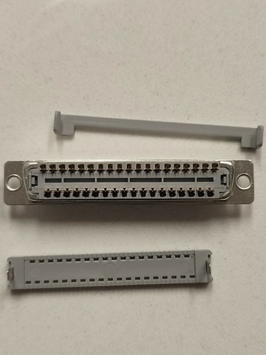 37 Way female IDC D-sub Connector Plug 350V AC/DC 1A for ribbon cable - Picture 2 of 3