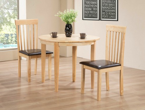 Hall Table Side Table Dining Table Round Folding Half Moon Oak Natural Mahogany - Picture 15 of 18