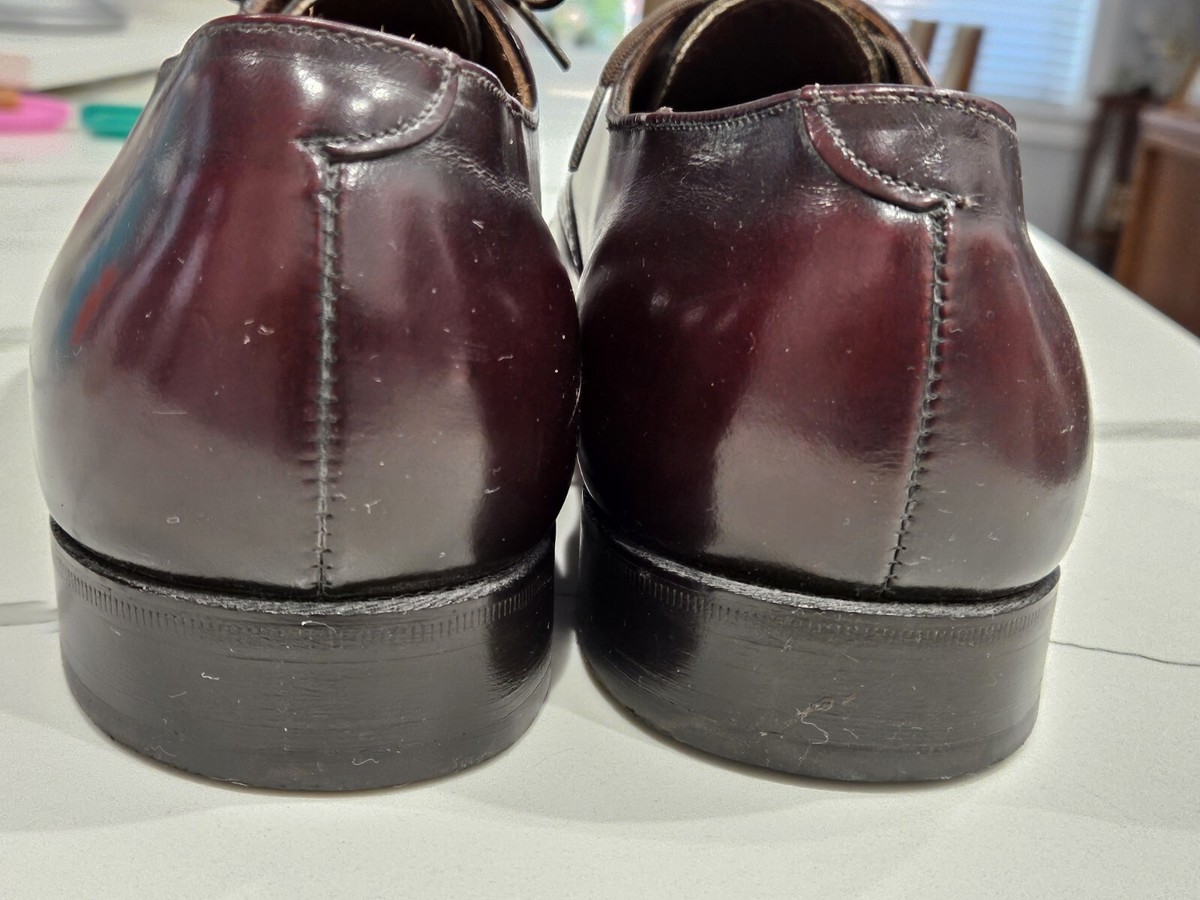 ET Wright Shoes Mens 10 Oxford Dress Leather Formal Classic
