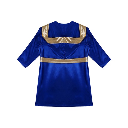 Kids Boys Boxing Robe Martial Art Muay Thai Uniform Kick Boxing Hooded Robe Cape - Picture 23 of 97
