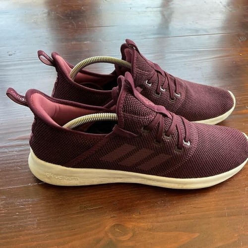 Scarpe da corsa Adidas Cloudform rosso puro donna 11 logo bordeaux stringate B43675 - Foto 3 di 7